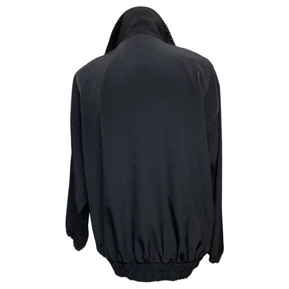 Vintage Black Gold Embroidered Safari Animal Jacket Size M Statement Bomber - Picture 6 of 13